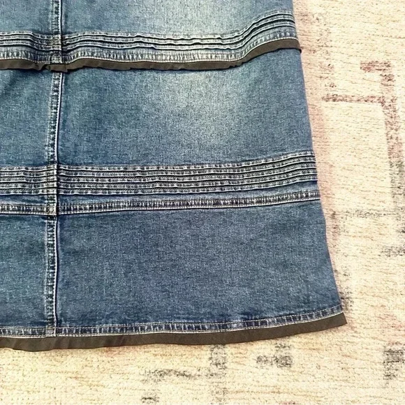 Vintage Y2K denim maxi skirt size 8 - Picture 10 of 14